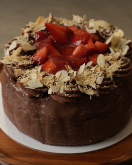 Baskijski Cheesecake sa Čokoladom i Jagodama