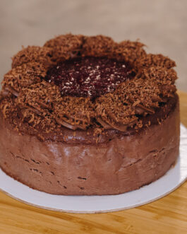 Čoko Baskijski cheesecake sa malinama