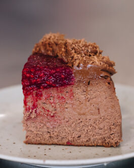 Čoko Baskijski cheesecake sa malinama