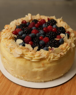 Baskijski cheesecake sa šumskim voćem
